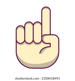 Vector de iconos de mano en el diseño de moda