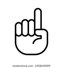 Hand icon vector on trendy design