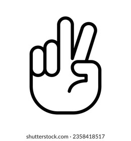Hand icon vector on trendy design