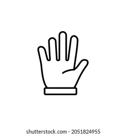 Hand icon vector, palm logo illustration, Vector Hand Icon Symbol