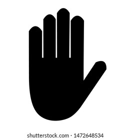 Hand Icon Vector, Hand Sign