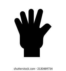 Hand Icon Vector Symbol Design Illustration