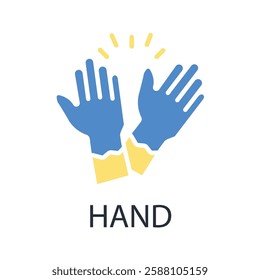 Hand icon. vector.Editable stroke.linear style sign for use web design,logo.Symbol illustration.