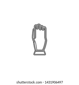 Hand icon. Web click sign