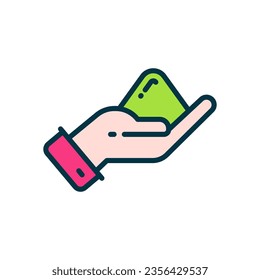 hand icon for your website, mobile, presentation, and logo design.
