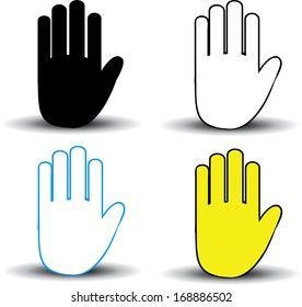 Hand icons