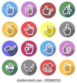 Hand icons 