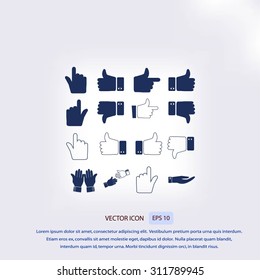Hand icons