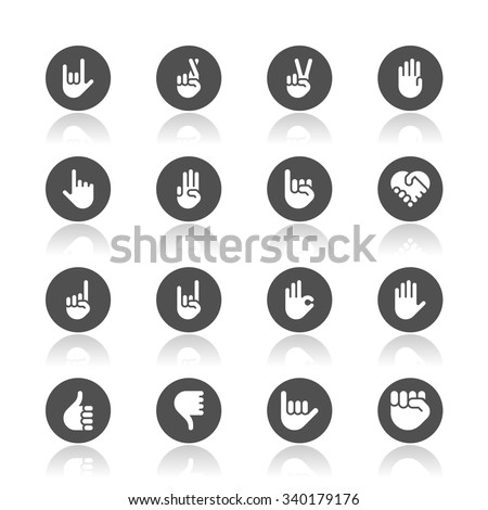 Hand icons