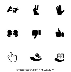 Hand Icons set