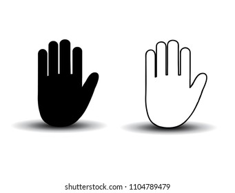 Hand icons vector illustration