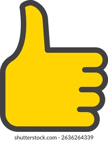 Hand IconSimple hand icon doing a thumbs up sign