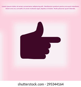  hand icon.vector
