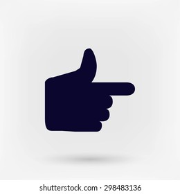  hand icon.vector