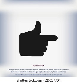  hand icon.vector