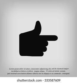  hand icon.vector