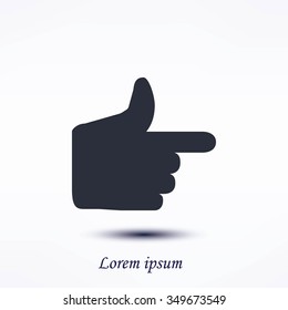  hand icon.vector