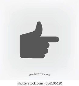  hand icon.vector