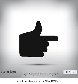  hand icon.vector