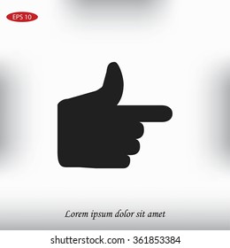  hand icon.vector