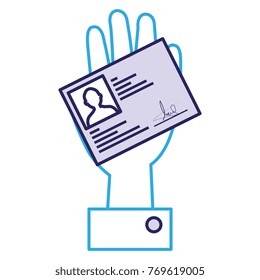 hand with id licence