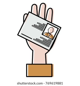 hand with id licence