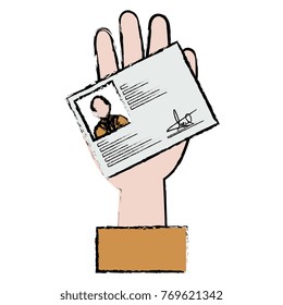 hand with id licence