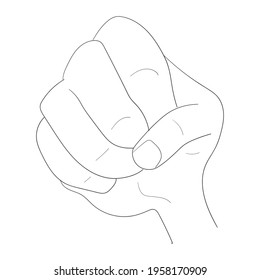 hand illustration vector outline black and white lines