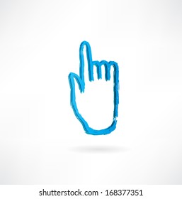hand with the index finger
