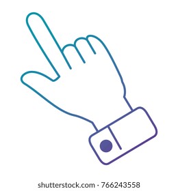 hand index isolated icon