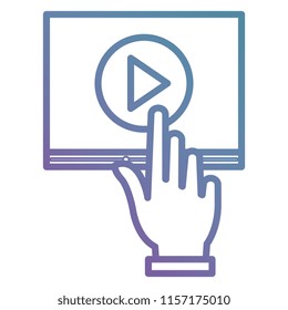 hand indexing media player interface