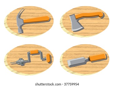 Hand instrument. Vector.