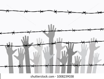 hand in jail