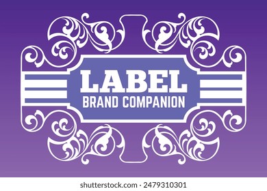 Hand jam label design is suitable for premium jam packaging labels