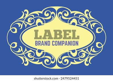 Hand jam label design is suitable for premium jam packaging labels