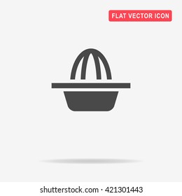Hand juicer icon. Vector concept illustration for design.