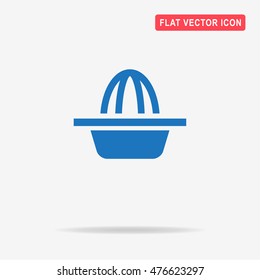 Hand juicer icon. Vector concept illustration for design.