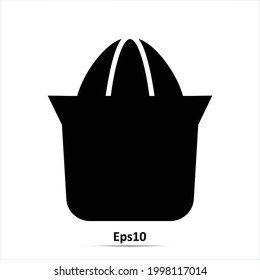 Hand juicer icon. Vector illustration