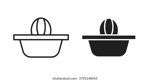 Hand Juicer icon vector modern flat and stroke designs