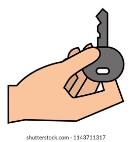 hand with key icon
