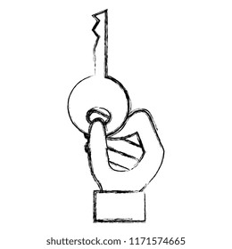 hand with key icon