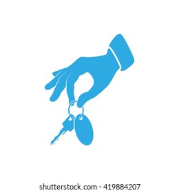 hand key icon vector