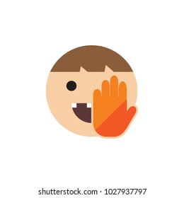 Hand Kids Logo Icon Design