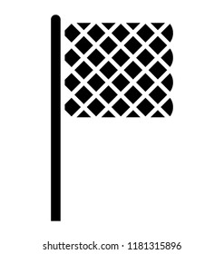 
A hand knitted fan, hand fan 
