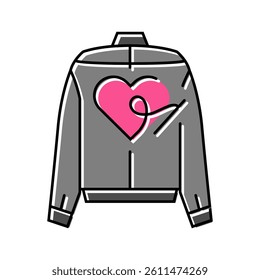 hand knitted scarves diy fashion handmade color icon vector. hand knitted scarves diy fashion handmade sign. isolated symbol illustration