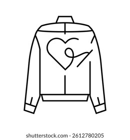 hand knitted scarves diy fashion handmade line icon vector. hand knitted scarves diy fashion handmade sign. isolated contour symbol black illustration