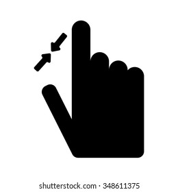 hand language  button