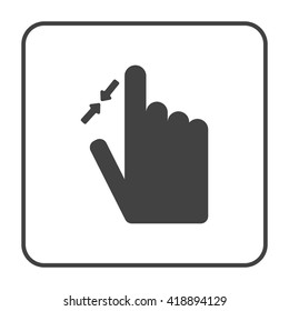 hand language  button