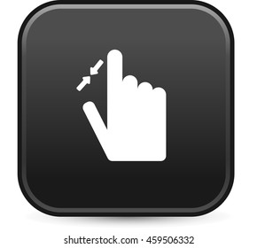 hand language  button