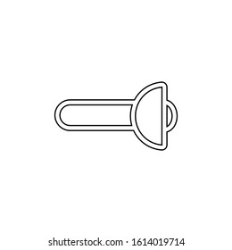 Hand lantern icon. Lamp symbol. Logo design element